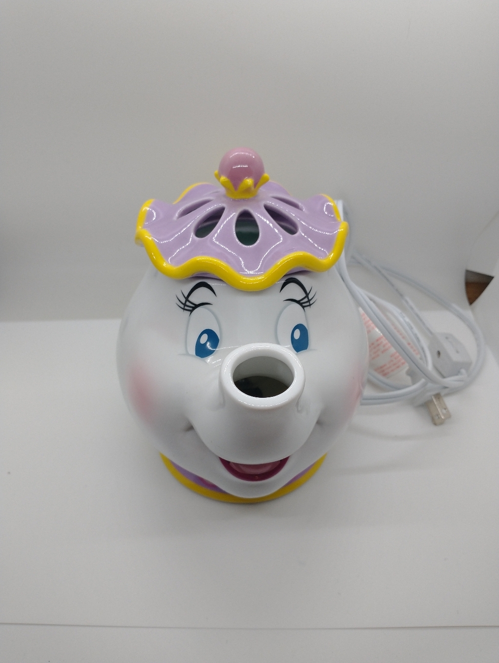 Disney Beauty and the Beast Mrs. Potts Electric Oil/Wax Warmer Ceramic